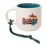 Starbucks Discovery Series Cambridge Ceramic Demitasse Ornament Mug, 2 Oz