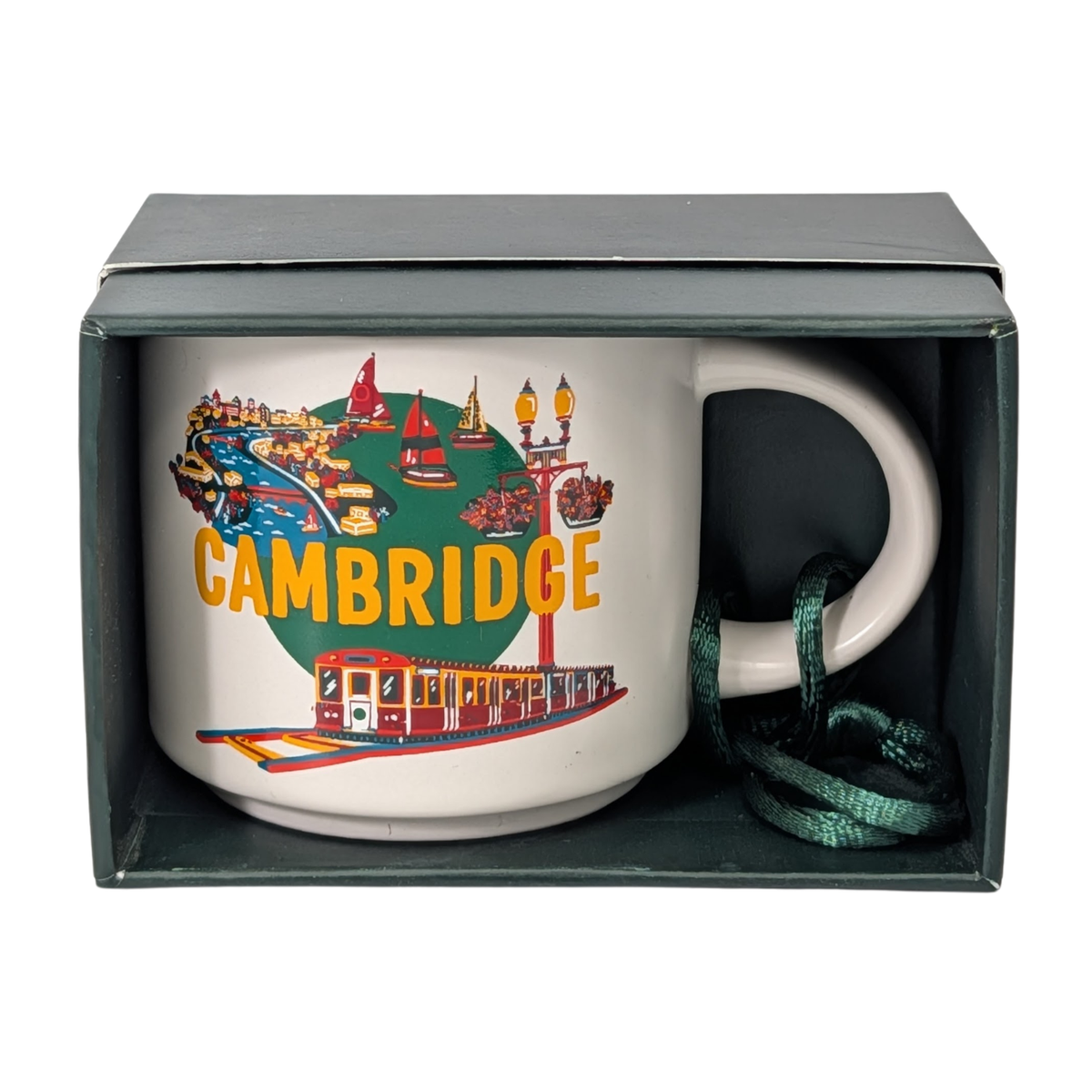 Starbucks Discovery Series Cambridge Ceramic Demitasse Ornament Mug, 2 Oz