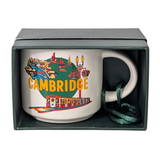 Starbucks Discovery Series Cambridge Ceramic Demitasse Ornament Mug, 2 Oz