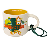 Starbucks Discovery Series Connecticut Ceramic Demitasse Ornament Mug, 2 Oz