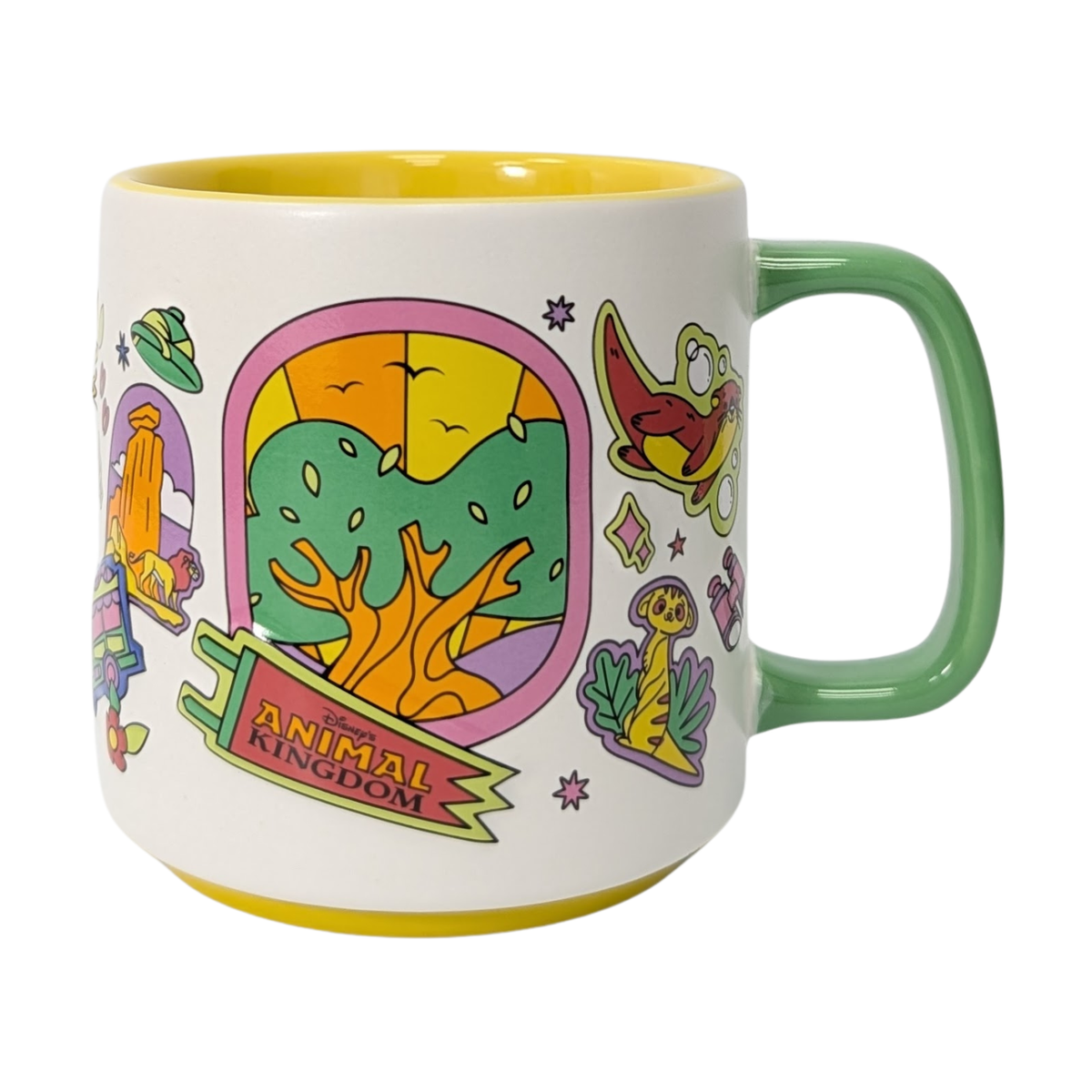 Starbucks Discovery Series Disney's Animal Kingdom Ceramic Mug, 14 Oz