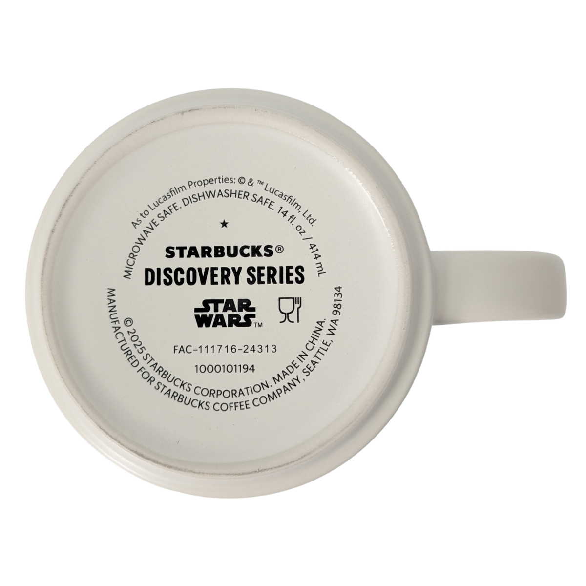 Starbucks Discovery Series Geonosis Ceramic Mug, 14 Oz