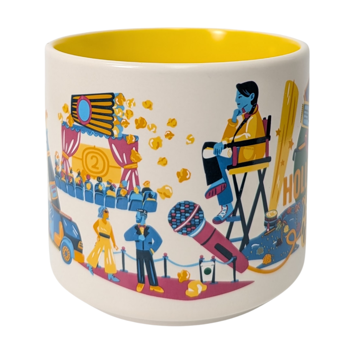 Starbucks Discovery Series Hollywood Ceramic Mug, 14 Oz