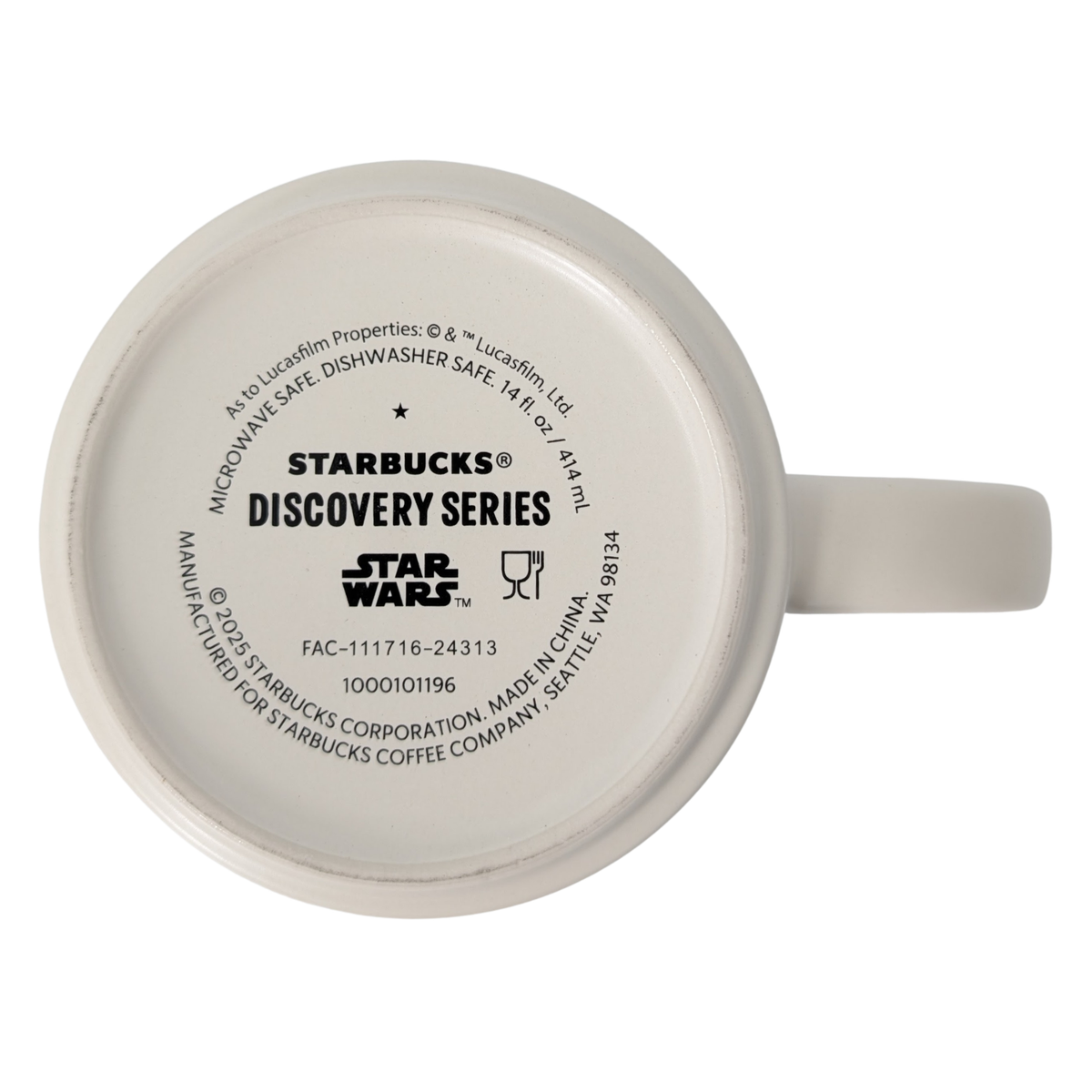 Starbucks Discovery Series Kashyyyk Ceramic Mug, 14 Oz
