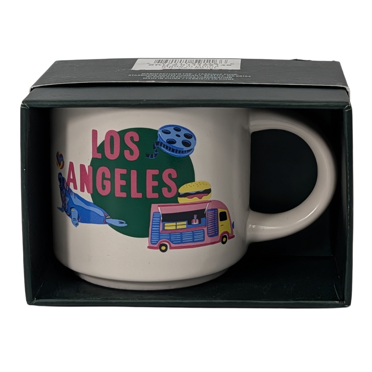 Starbucks Discovery Series Los Angeles Ceramic Demitasse Ornament Mug, 2 Oz