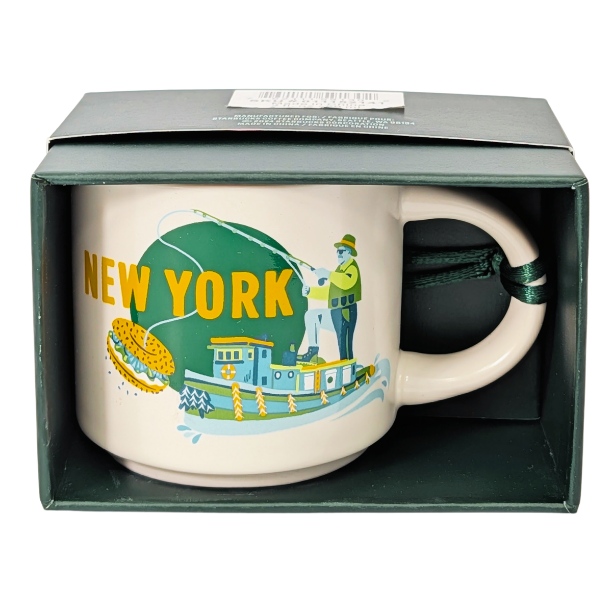 Starbucks Discovery Series New York Ceramic Demitasse Ornament Mug, 2 Oz