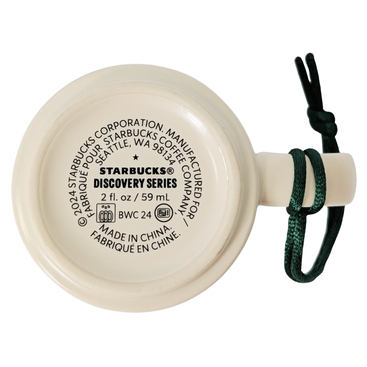 Starbucks Discovery Series New York Ceramic Demitasse Ornament Mug, 2 Oz