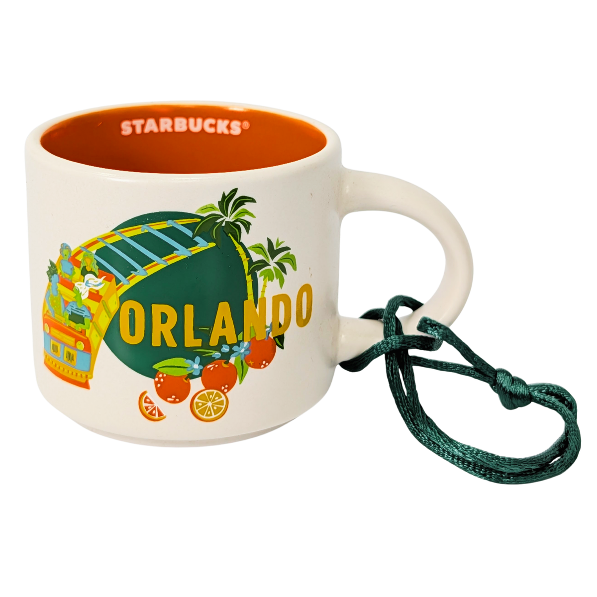 Starbucks Discovery Series Orlando Ceramic Demitasse Ornament Mug, 2 Oz