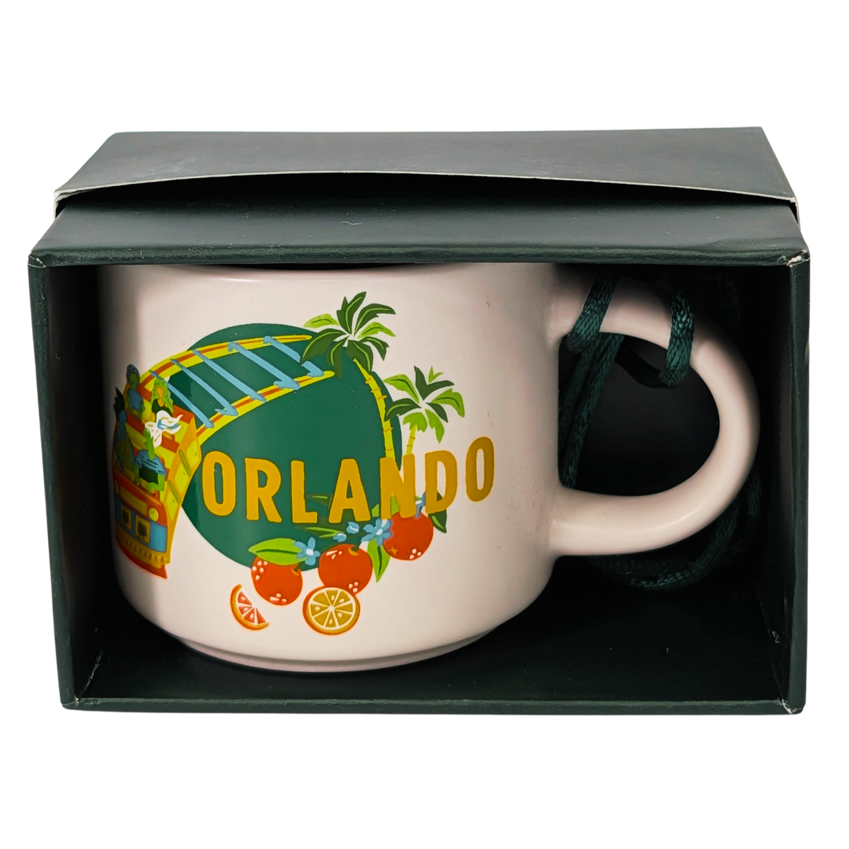 Starbucks Discovery Series Orlando Ceramic Demitasse Ornament Mug, 2 Oz