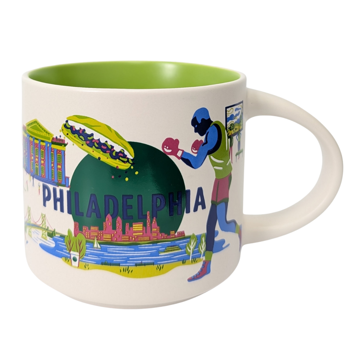 Starbucks Discovery Series Philadelphia Ceramic Mug, 14 Oz