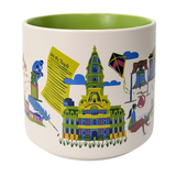 Starbucks Discovery Series Philadelphia Ceramic Mug, 14 Oz