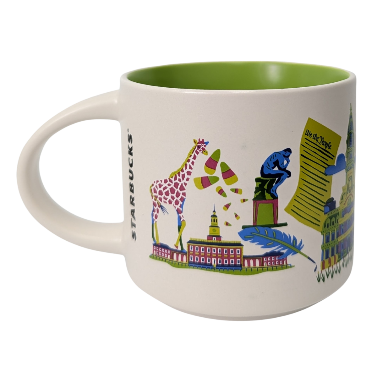 Starbucks Discovery Series Philadelphia Ceramic Mug, 14 Oz