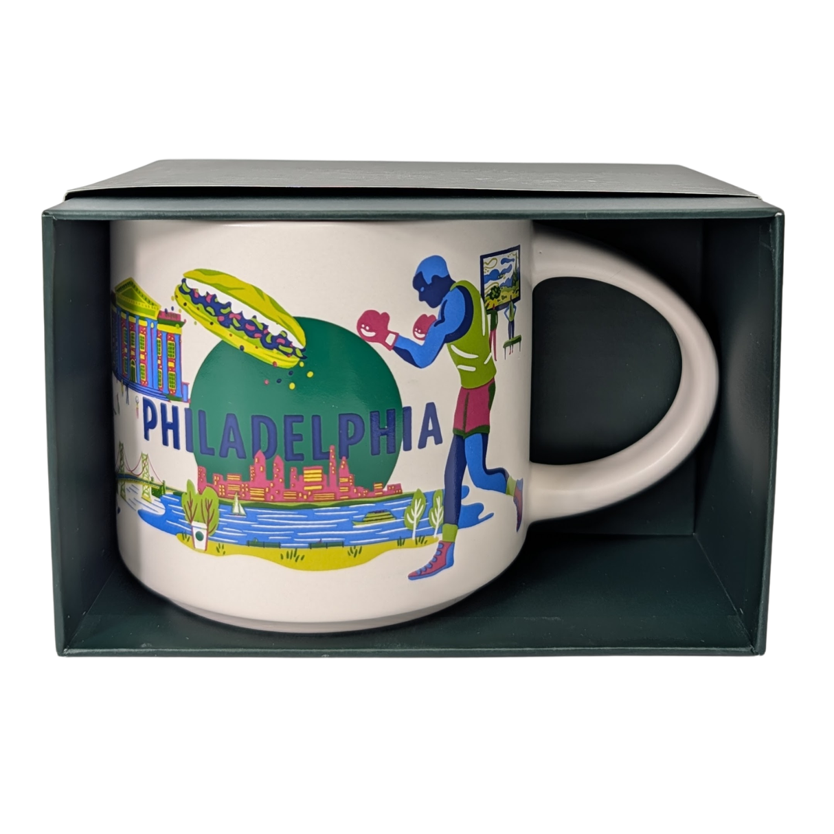 Starbucks Discovery Series Philadelphia Ceramic Mug, 14 Oz