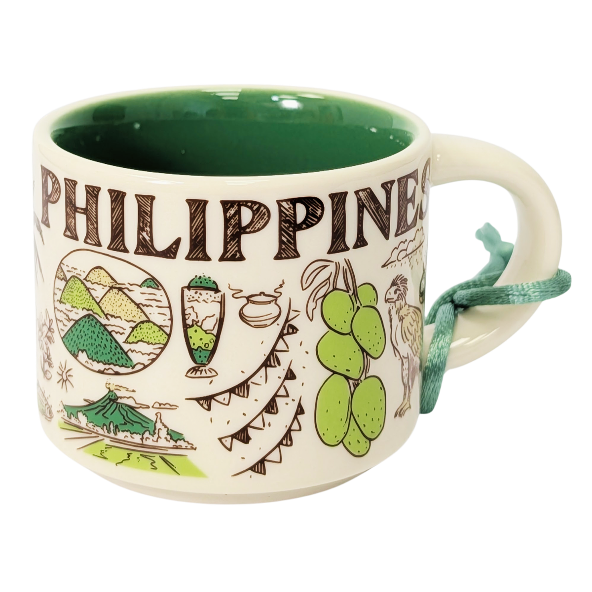 Starbucks Been There Series Philippines Ceramic Demitasse Ornament Mug, 2 Oz