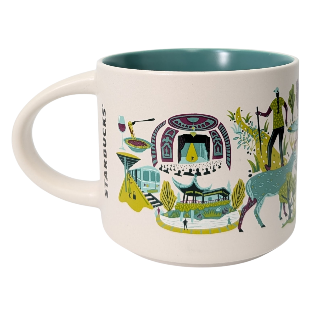 Starbucks Discovery Series Staten Island Ceramic Mug, 14 Oz