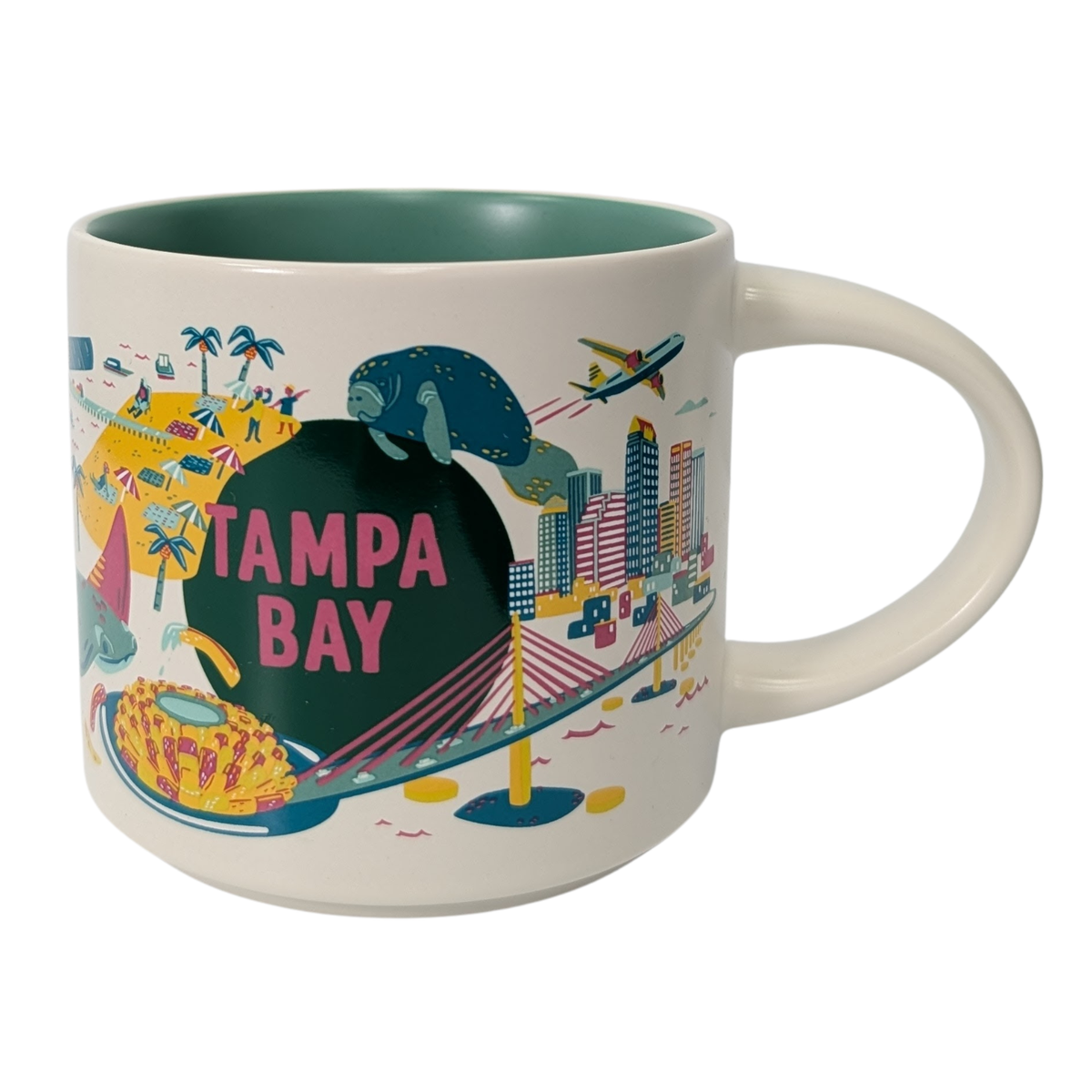 Starbucks Discovery Series Tampa Bay Ceramic Mug, 14 Oz