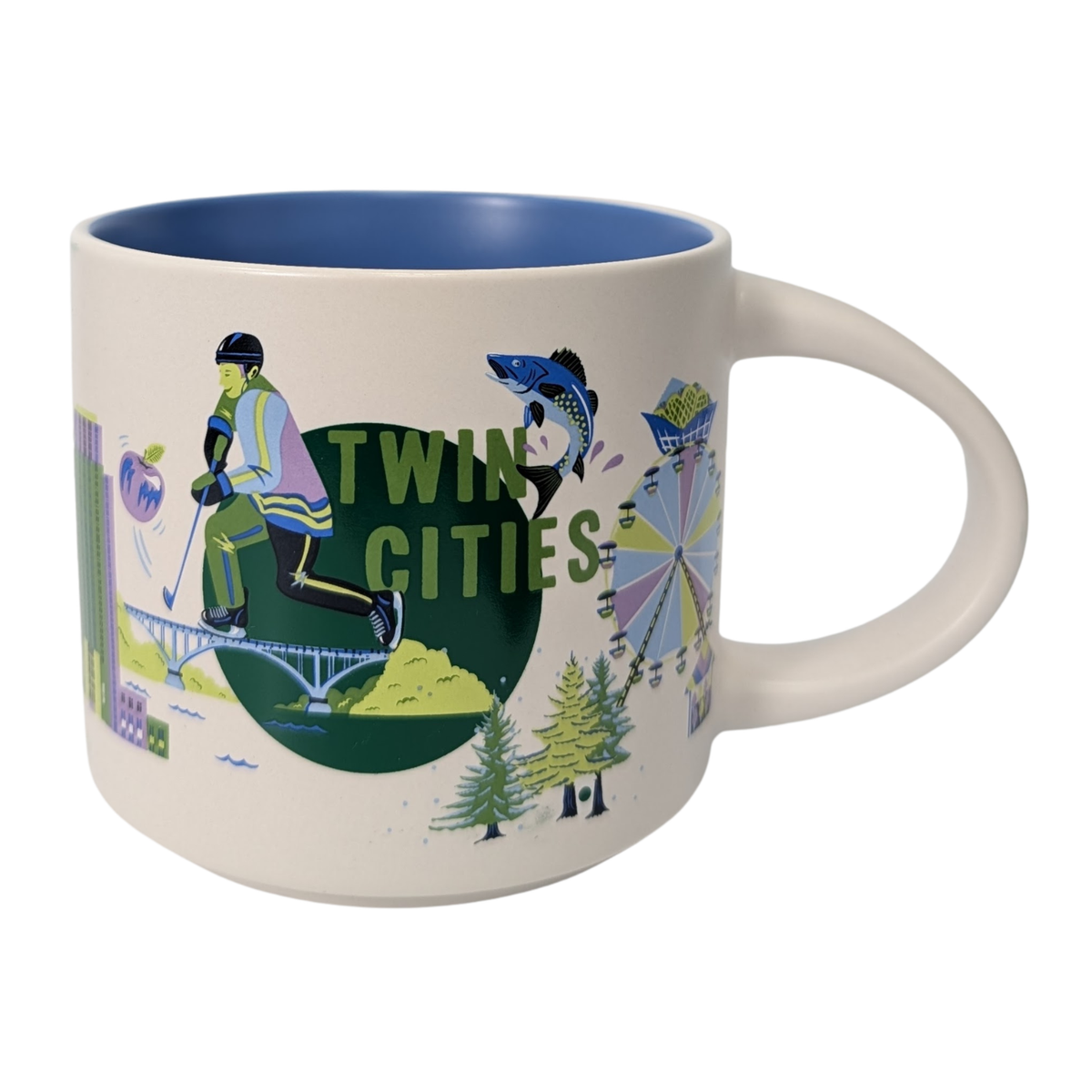Starbucks Discovery Series Twin Cities Ceramic Mug, 14 Oz