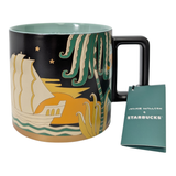 Starbucks Mike Willcox Ceramic Mug, 14 Oz