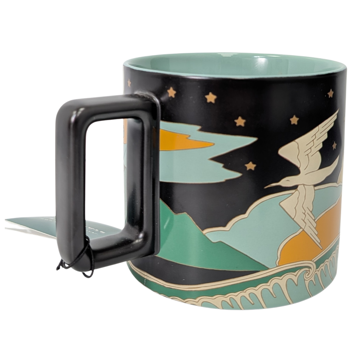 Starbucks Mike Willcox Ceramic Mug, 14 Oz