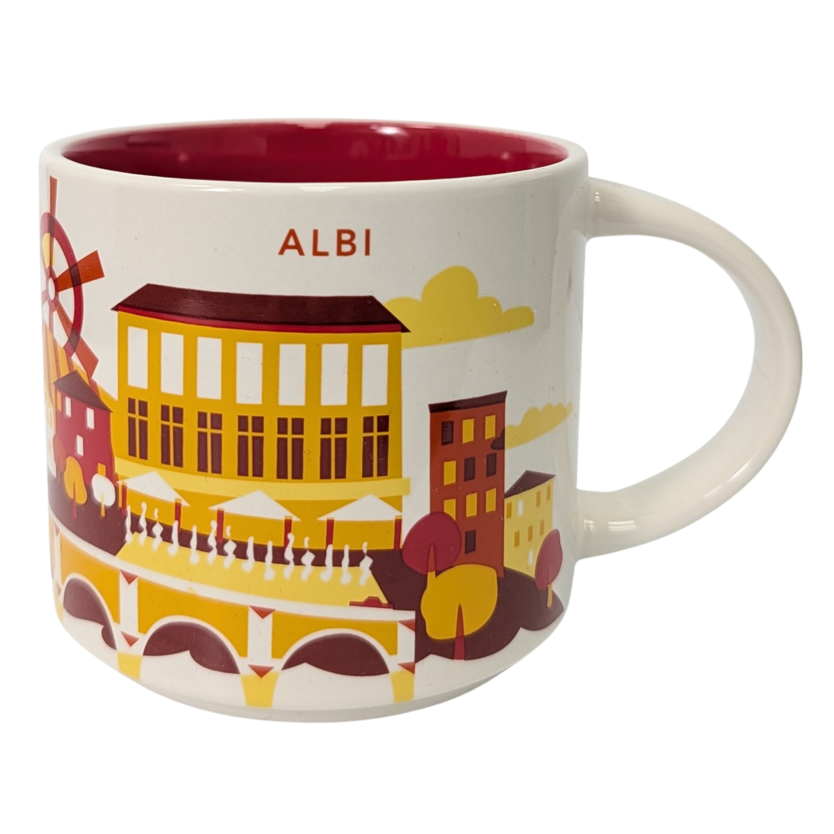 Starbucks You Are Here Series Albi Ceramic Mug, 14 Oz