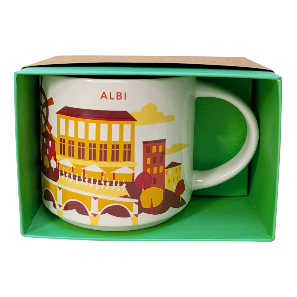 Starbucks You Are Here Series Albi Ceramic Mug, 14 Oz