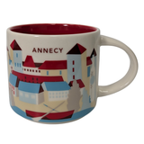 Starbucks You Are Here Series Annecy Ceramic Mug, 14 Oz