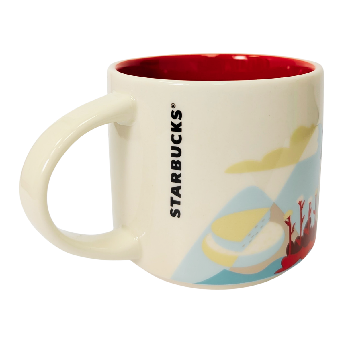 Starbucks You Are Here Series Annecy Ceramic Mug, 14 Oz
