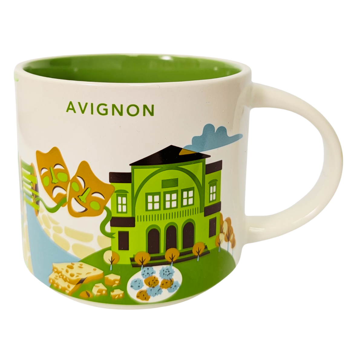 Starbucks You Are Here Series Avignon Ceramic Mug, 14 Oz