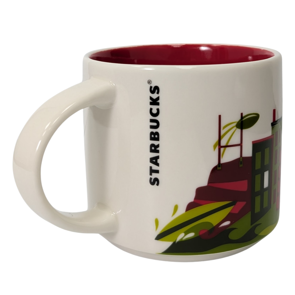 Starbucks You Are Here Series Bayonne Ceramic Mug, 14 Oz