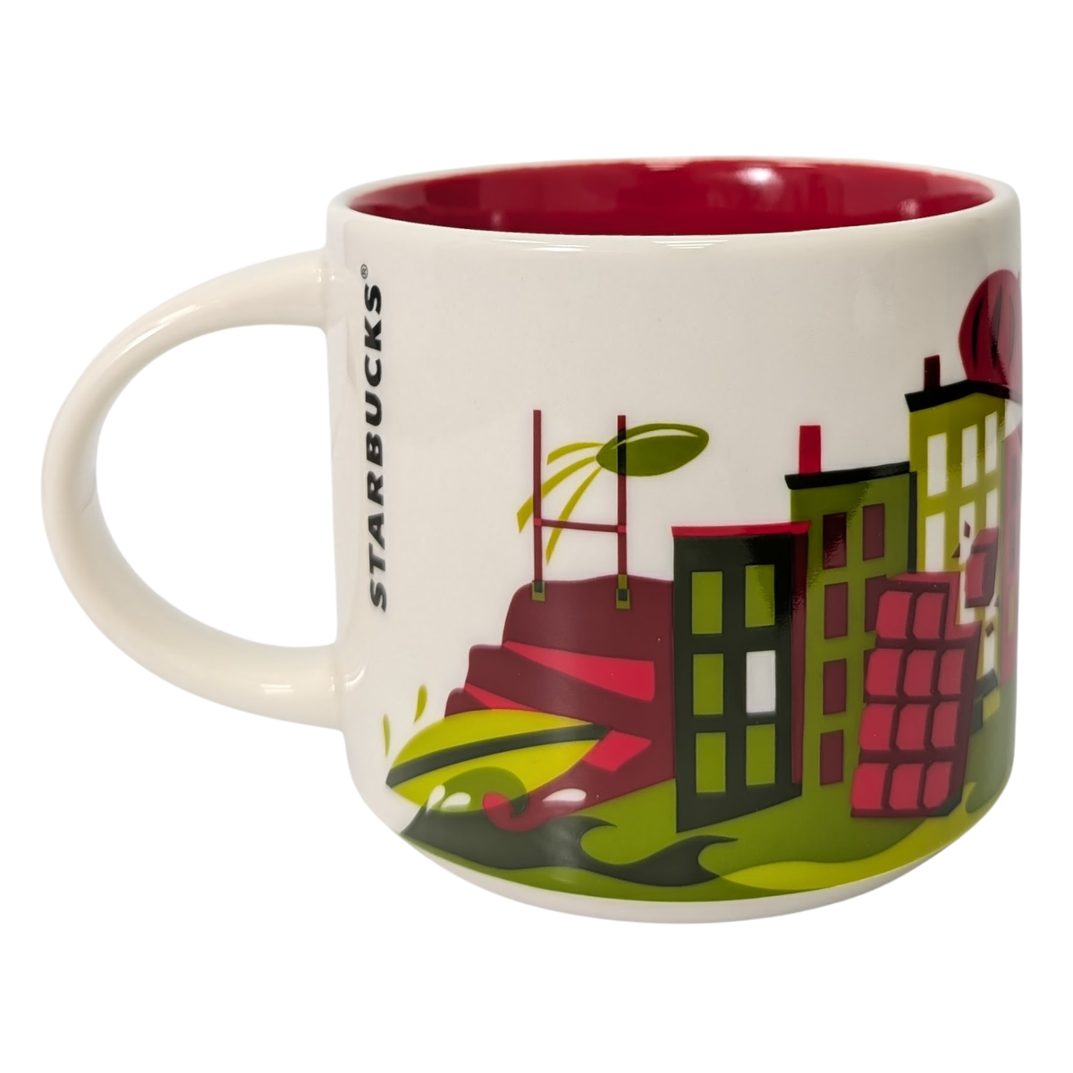 Starbucks You Are Here Series Bayonne Ceramic Mug, 14 Oz