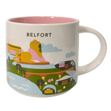 Starbucks You Are Here Series Belfort Ceramic Mug, 14 Oz