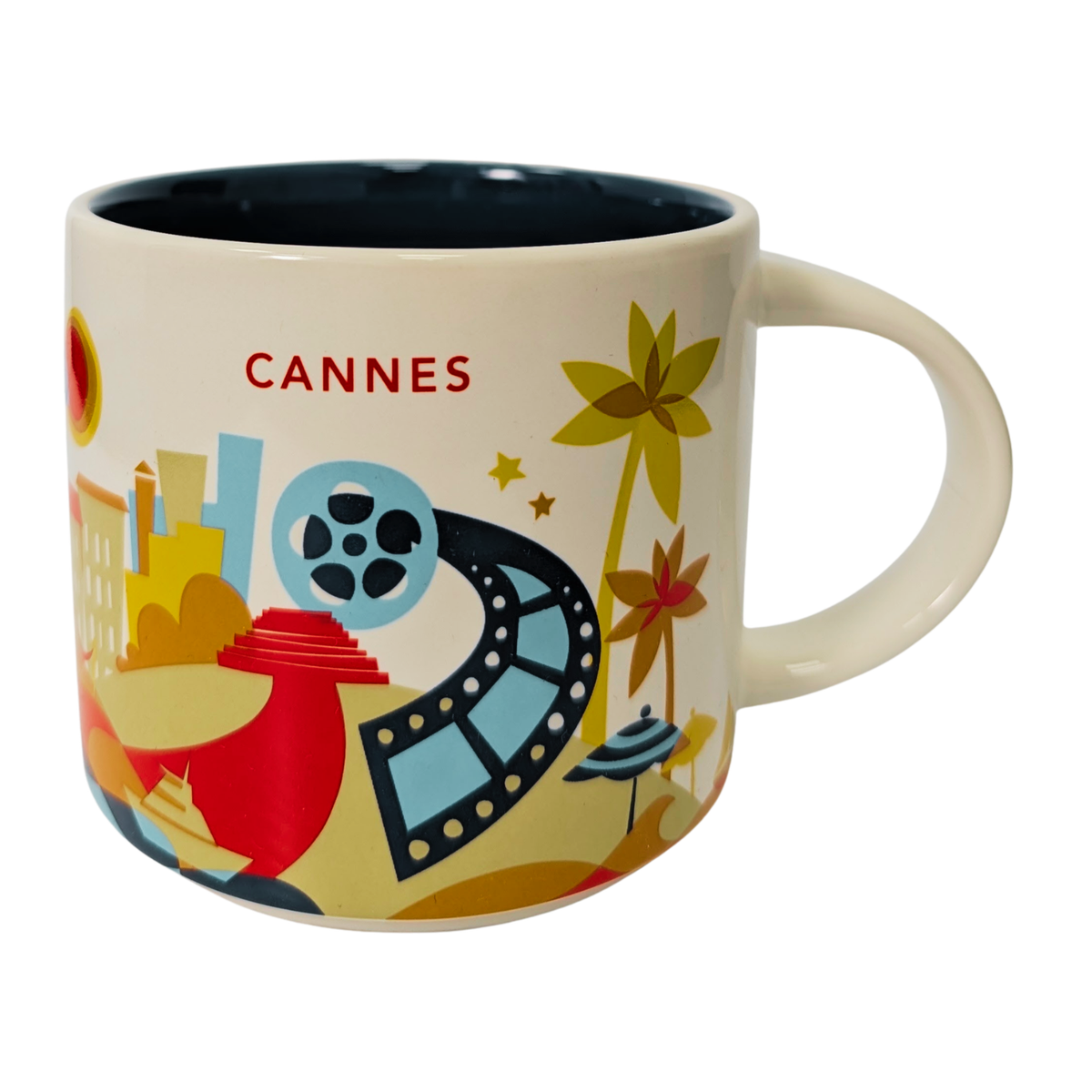 Starbucks You Are Here Series Cannes Ceramic Mug, 14 Oz