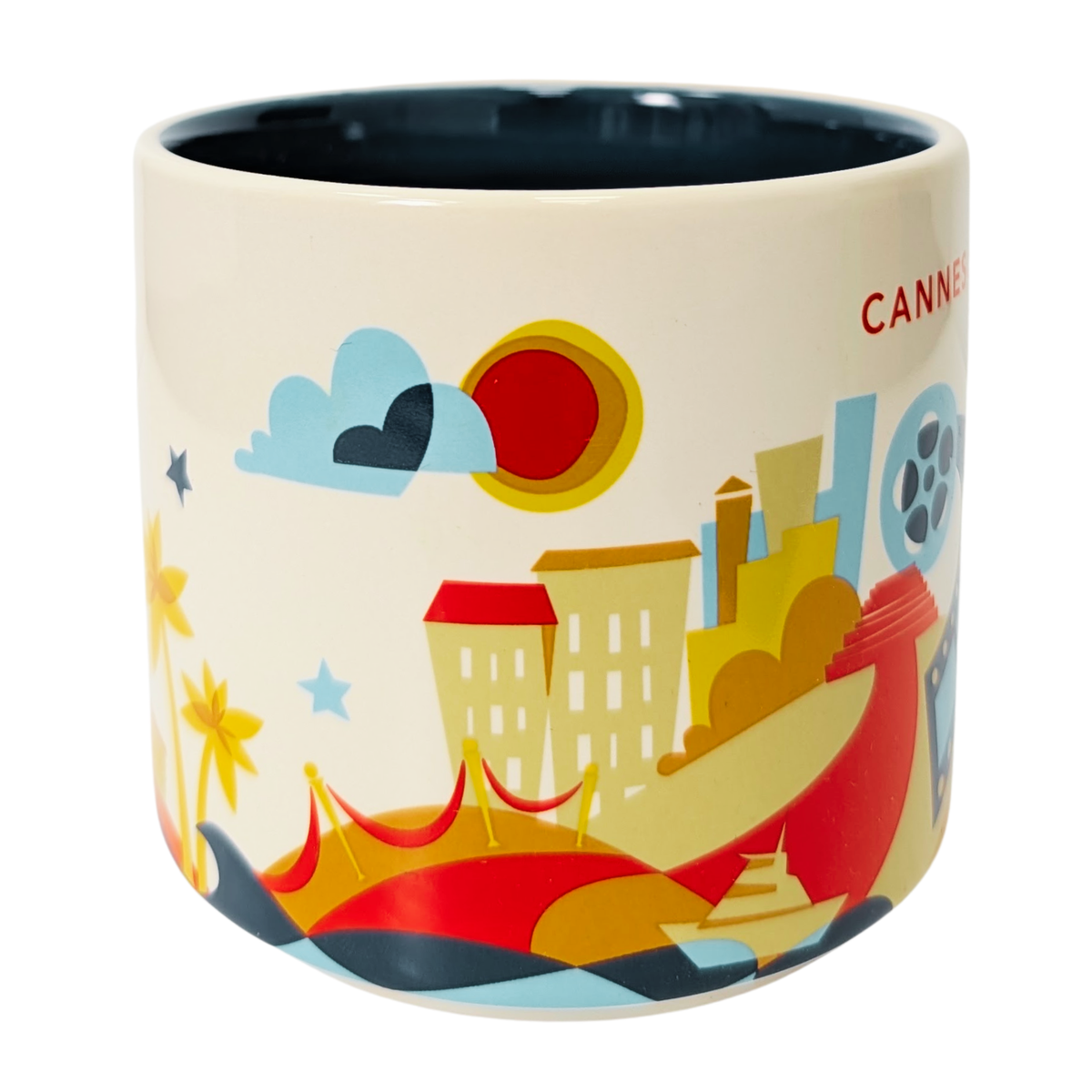 Starbucks You Are Here Series Cannes Ceramic Mug, 14 Oz