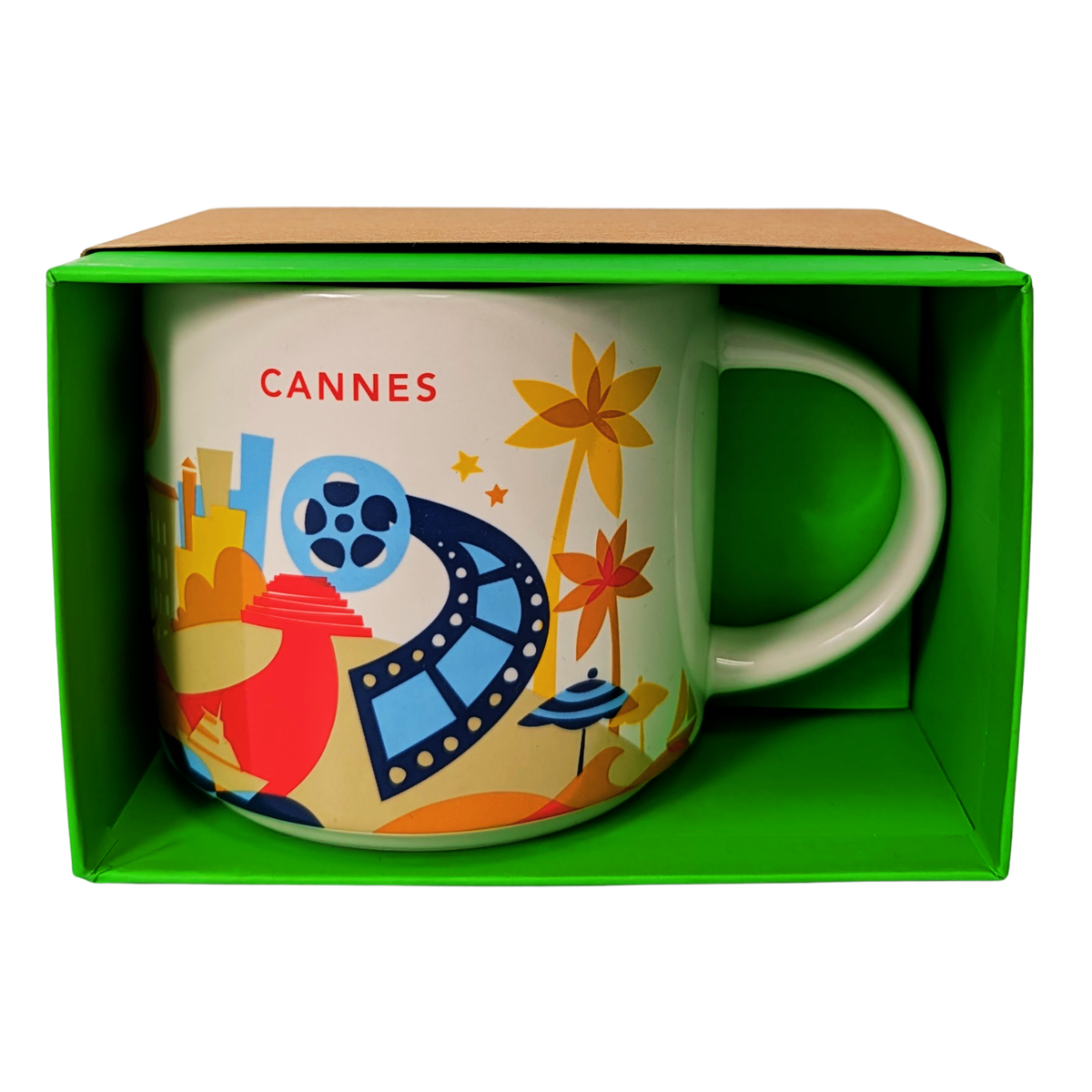 Starbucks You Are Here Series Cannes Ceramic Mug, 14 Oz