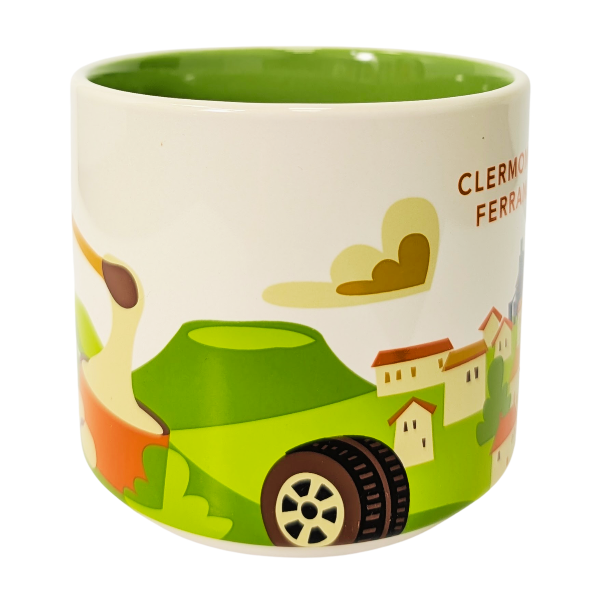 Starbucks You Are Here Series Clermont-Ferrand Ceramic Mug, 14 Oz