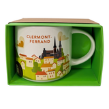Starbucks You Are Here Series Clermont-Ferrand Ceramic Mug, 14 Oz
