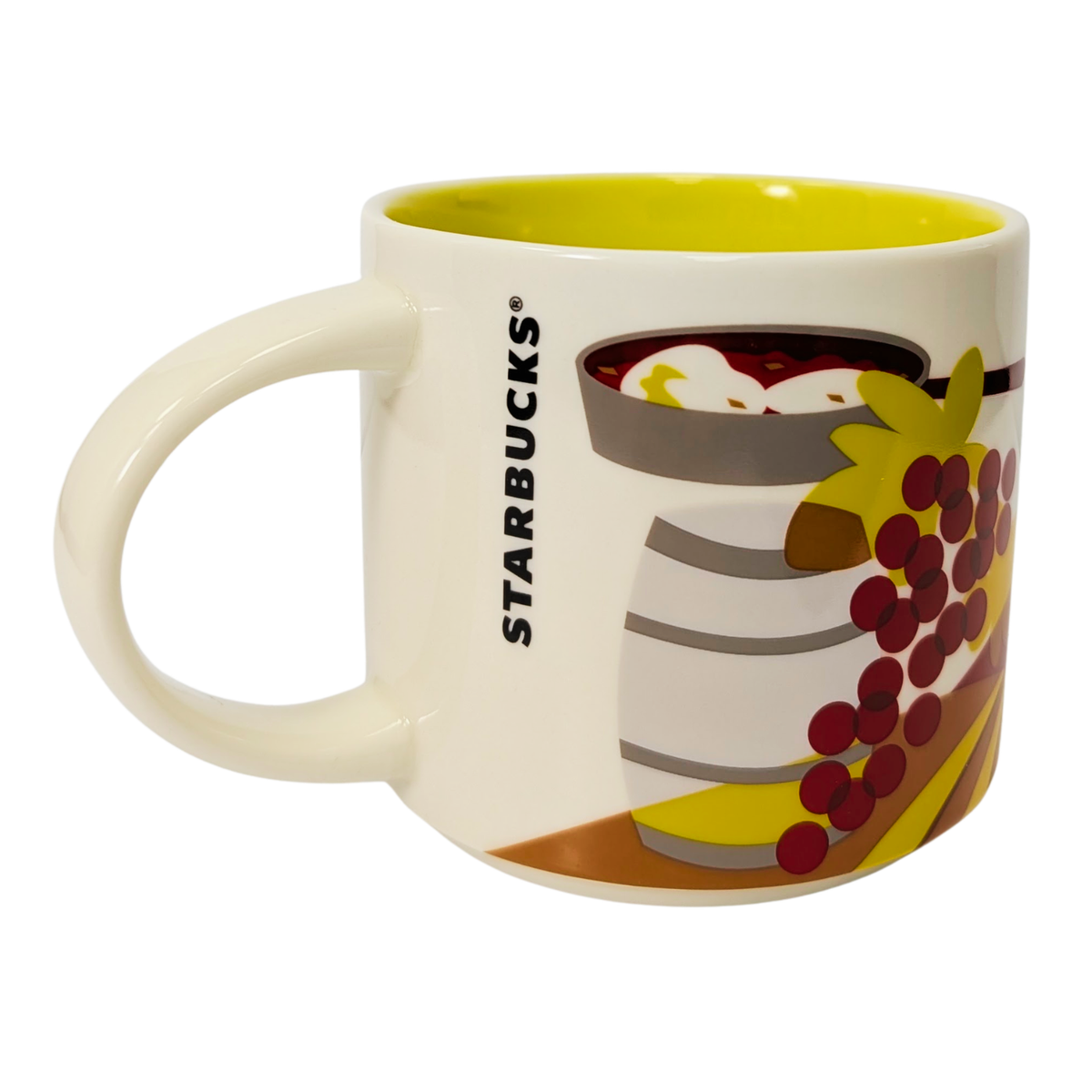 Starbucks You Are Here Series Dijon Ceramic Mug, 14 Oz