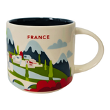 Starbucks You Are Here Series France Ceramic Mug, 14 Oz