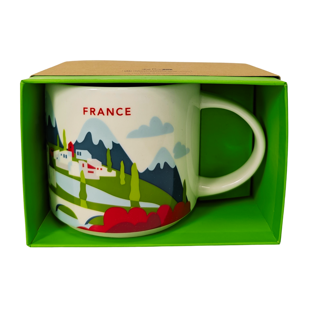 Starbucks You Are Here Series France Ceramic Mug, 14 Oz