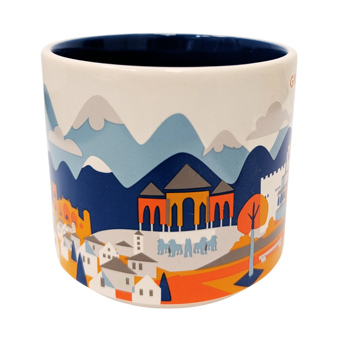 Starbucks You Are Here Series Granada Ceramic Mug, 14 Oz