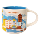 Starbucks You Are Here Series Grenoble Ceramic Mug, 14 Oz