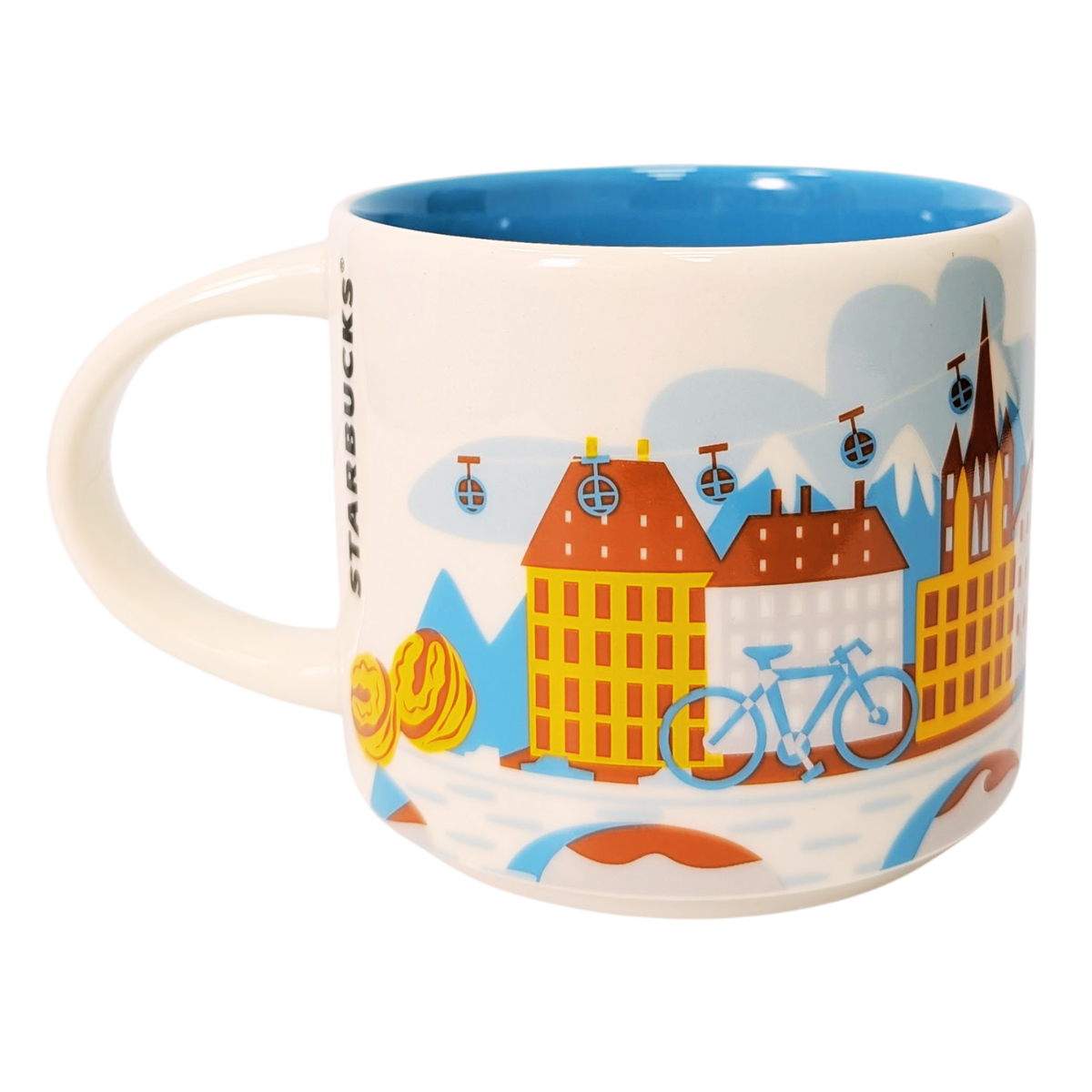 Starbucks You Are Here Series Grenoble Ceramic Mug, 14 Oz