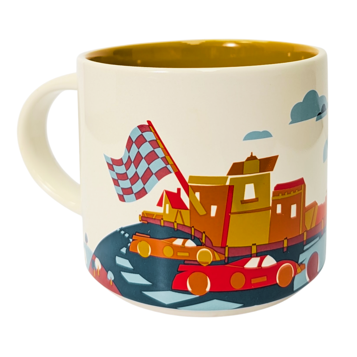 Starbucks You Are Here Series Le Mans Ceramic Mug, 14 Oz