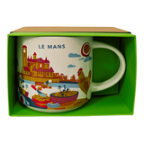 Starbucks You Are Here Series Le Mans Ceramic Mug, 14 Oz