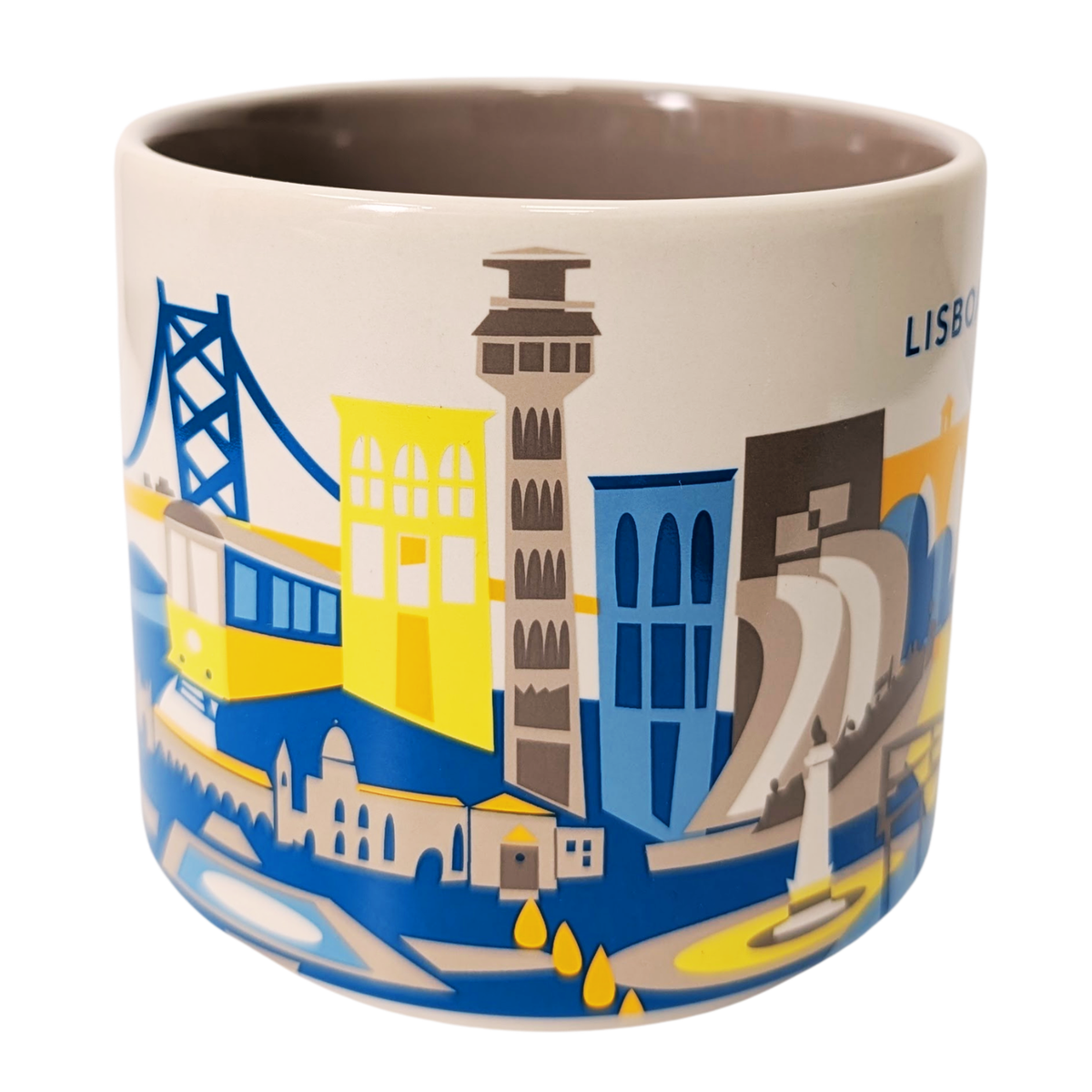 Starbucks You Are Here Series Lisboa Ceramic Mug, 14 Oz