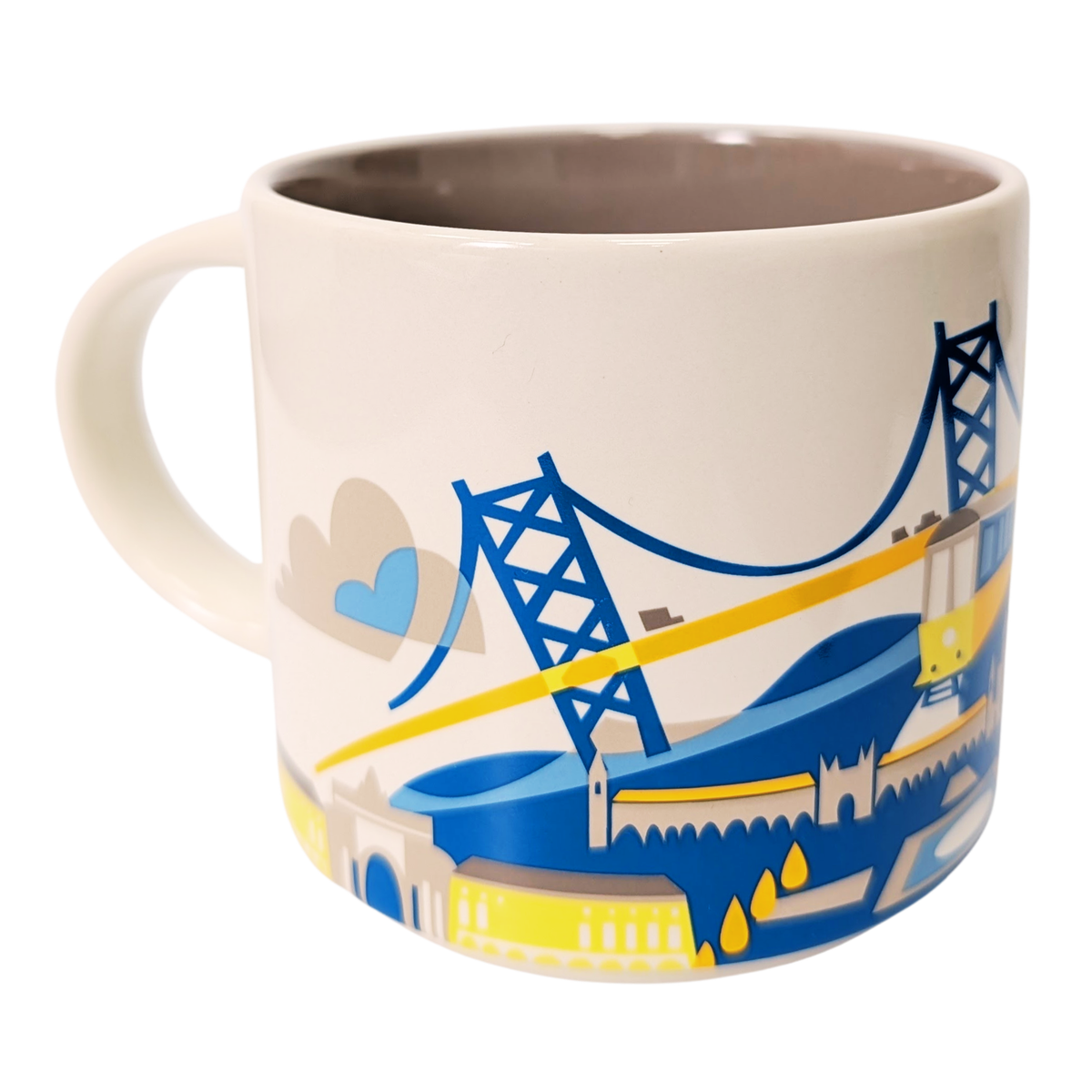 Starbucks You Are Here Series Lisboa Ceramic Mug, 14 Oz