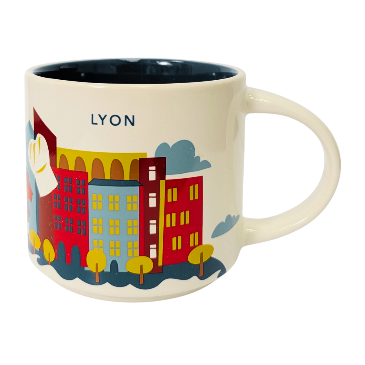 Starbucks You Are Here Series Lyon Ceramic Mug, 14 Oz