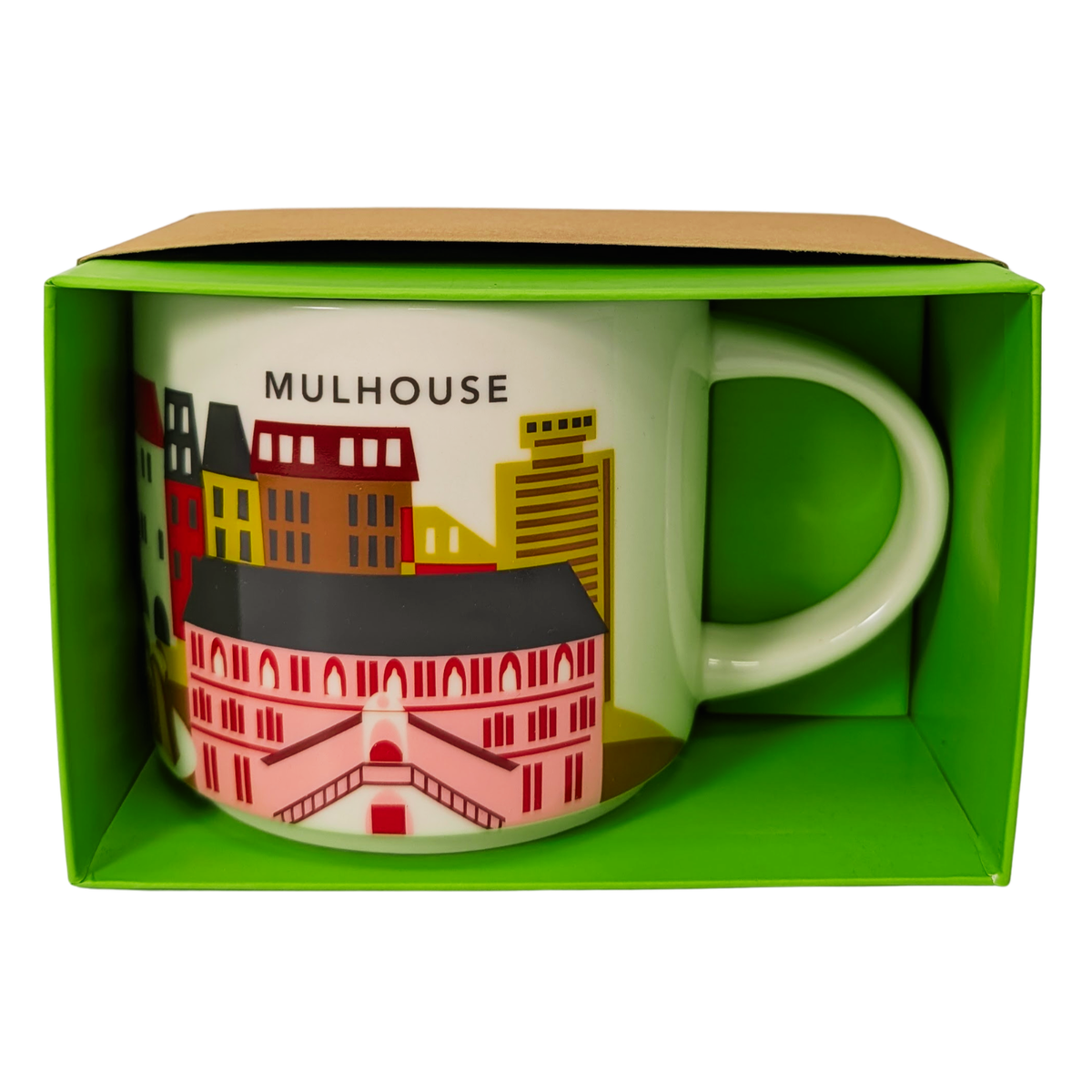 Starbucks You Are Here Series Mulhouse Ceramic Mug, 14 Oz