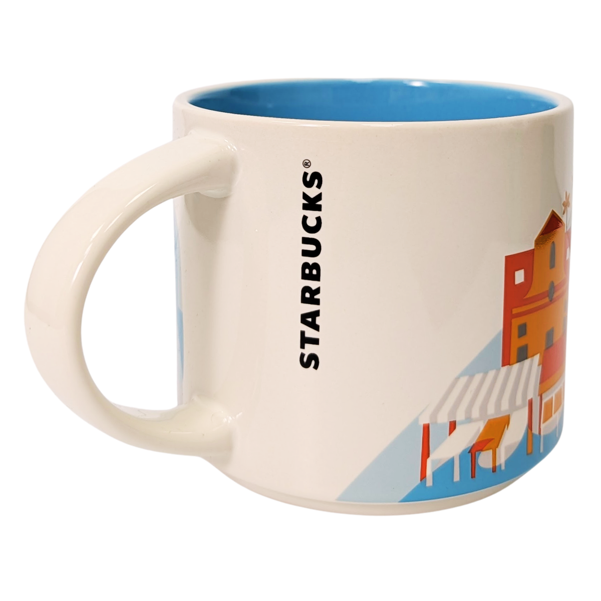 Starbucks You Are Here Series Nice Ceramic Mug, 14 Oz