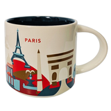 Starbucks You Are Here Series Paris Ceramic Mug, 14 Oz